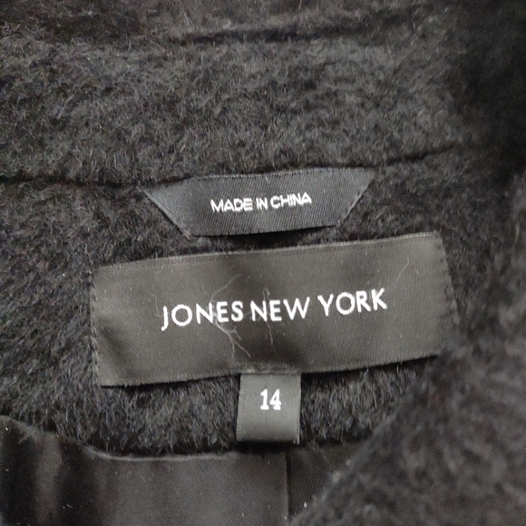 Alpaca wool black coat - Picture 6 of 10